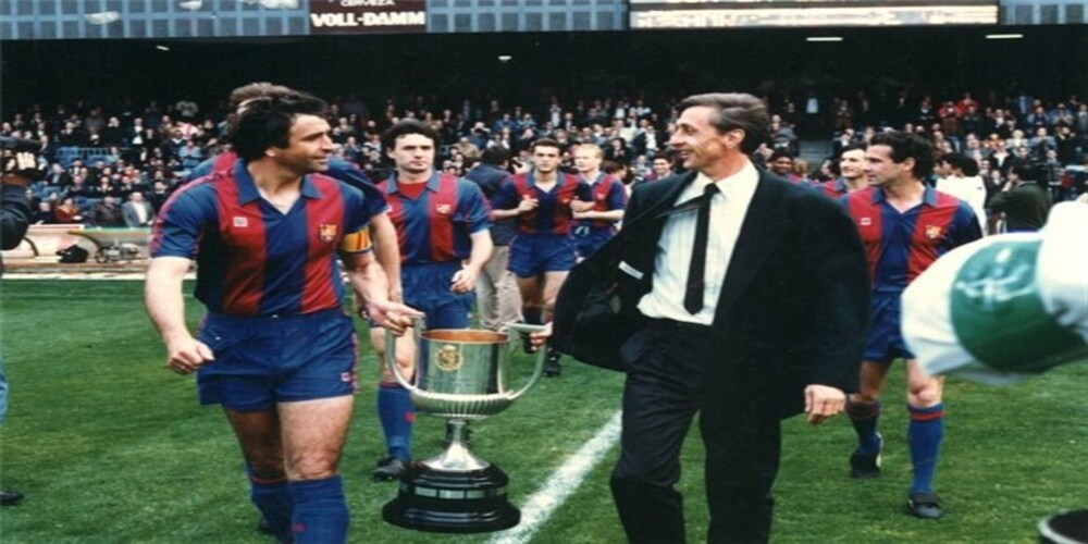 یوهان کرویف و گرفتن مدال 